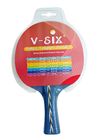 1.8mm Sponge 5 bintang Tenis Meja Raket Biru Plywood Untuk Pemain Kompetisi