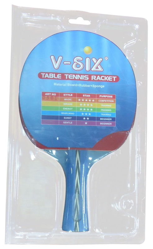 Ukuran Standar Raket Tenis Meja Untuk Pemula 5 Star Ittf Papan Kayu Kenari Karet