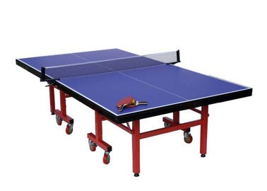Ukuran Standar Tabel Tenis Meja Kompetisi Portable Red Leg Color Untuk Klub