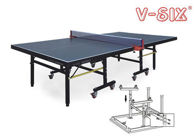 Single Portable Ping Pong Table Ukuran Standar, Mudah Instal Peralatan Tenis Meja