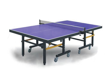 MDF ungu atas Tenis Meja meja lipat, Standard Single kompetisi meja Ping Pong