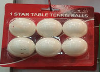 Profesional 1 Bintang Bola Tenis Meja / Bola Ping Pong Berwarna Untuk Pelatihan