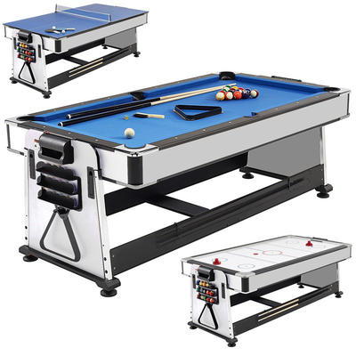 Dikombinasikan Di Dalam Meja Ping Pong Dengan Meja Makan Billiard Airhockey